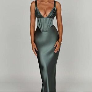 BABYBOO SHAE MAXI DRESS -Olive